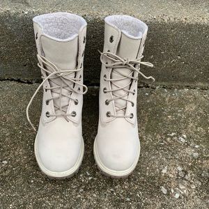 Turndown Teddy Fleece Timberland Boots